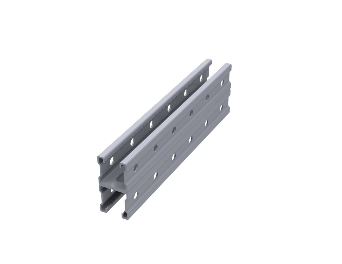 Профиль С образный 41x41x2.5 L200 с ребром жесткости цинк
