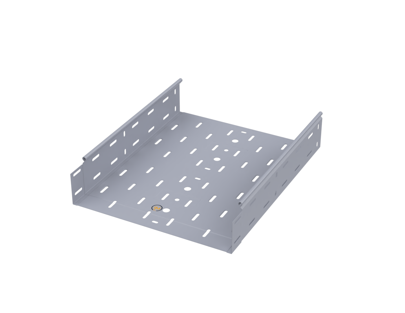 Лоток перфорированный 400х100х1,0 L3000 горячий цинк